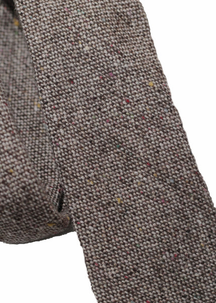 Brown Flecked Donegal Tweed