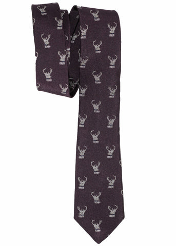 handmade purple silk LVJ tie